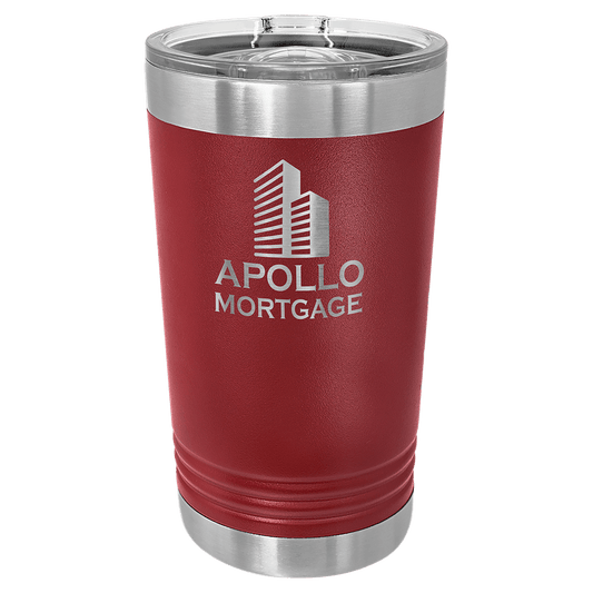 Maroon 16 oz Polar Camel Pint Tumbler with Slider Lid