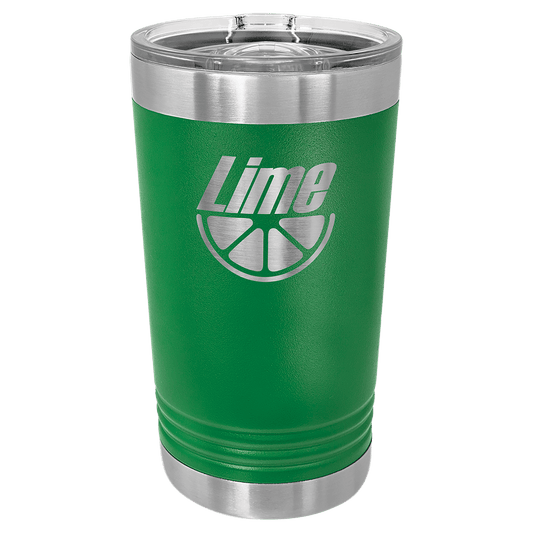 Green 16 oz Polar Camel Pint Tumbler with Slider Lid