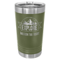Olive Green Polar Camel Pint with Clear Slider Lid