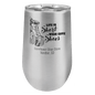 Stainless Steel 16 oz. Polar Camel Stemless Tumbler with Clear Lid