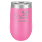 Pink 16 oz. Polar Camel Stemless Tumbler with Clear Lid