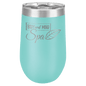 Teal 16 oz. Polar Camel Stemless Tumbler