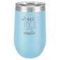 Light Blue 16 oz. Polar Camel Stemless Tumbler