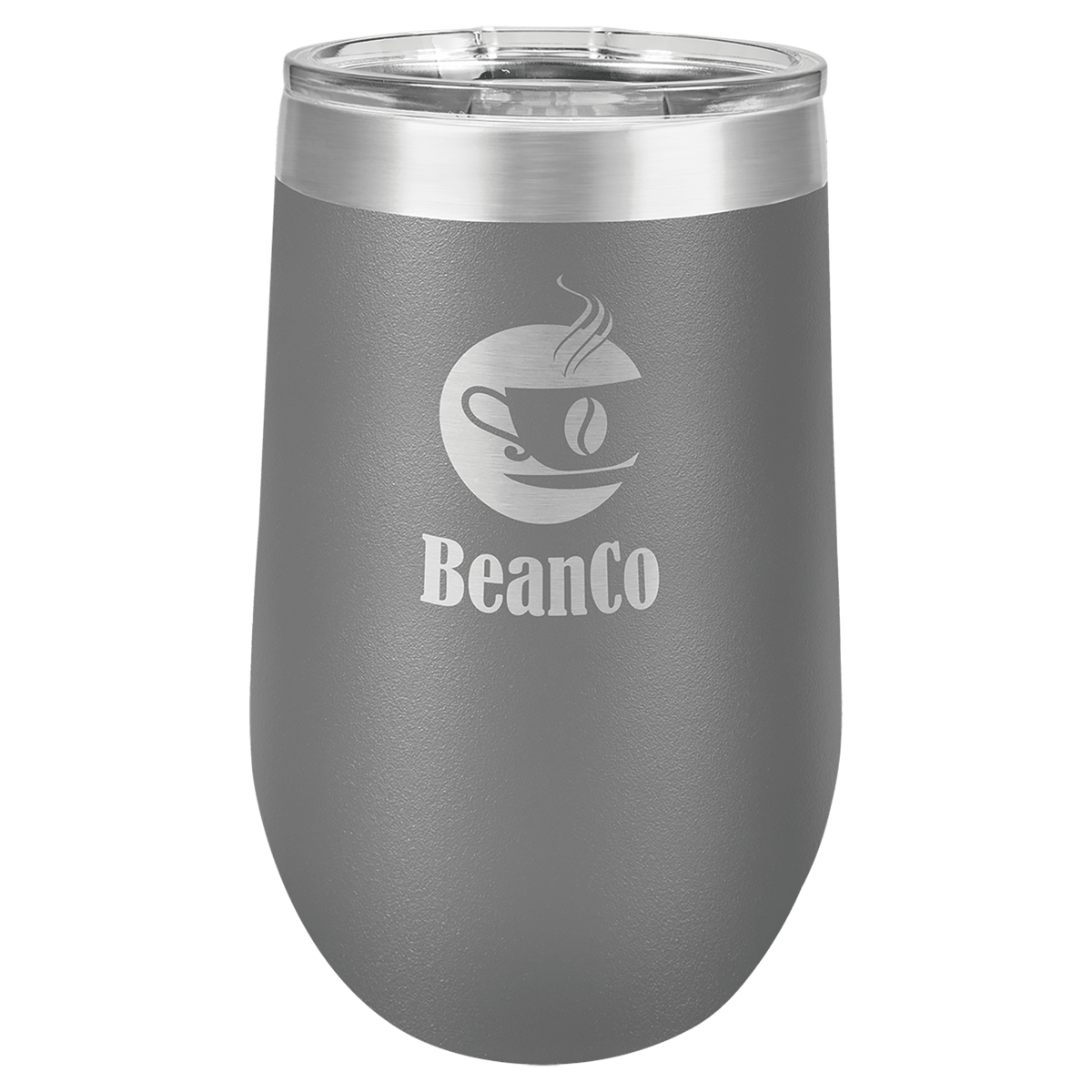 Dark Gray 16 oz. Polar Camel Stemless Tumbler