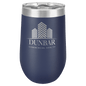 Navy Blue 16 oz. Polar Camel Stemless Tumbler with Clear Lid