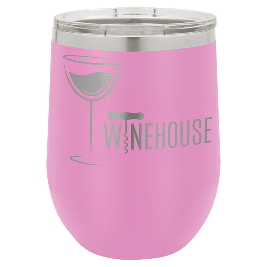 Light Purple 12 oz. Polar Camel Stemless Wine Tumbler with Clear Lid