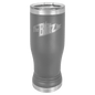 Dark Gray 14 oz. Polar Camel Pilsner Tumbler with Clear Lid