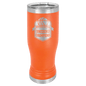 Orange 14 oz. Polar Camel Pilsner Tumbler with Clear Lid