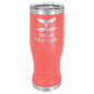 Coral 14 oz. Polar Camel Pilsner Tumbler with Clear Lid