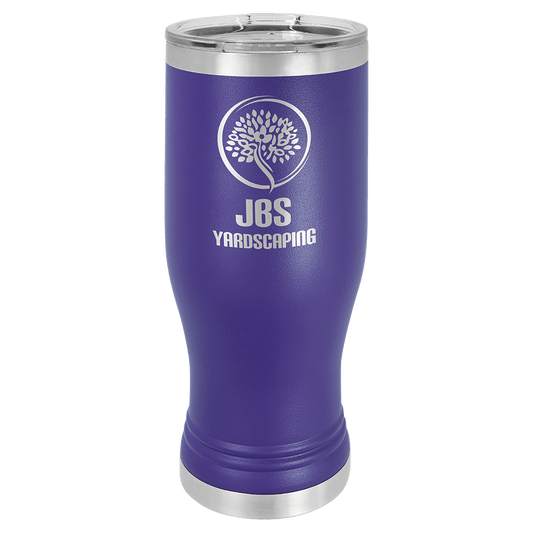 Purple 20 oz. Polar Camel Pilsner Tumbler with Clear Lid