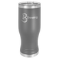 Dark Gray 20 oz. Polar Camel Pilsner Tumbler with Clear Lid