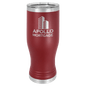Maroon 20 oz. Polar Camel Pilsner Tumbler with Clear Lid