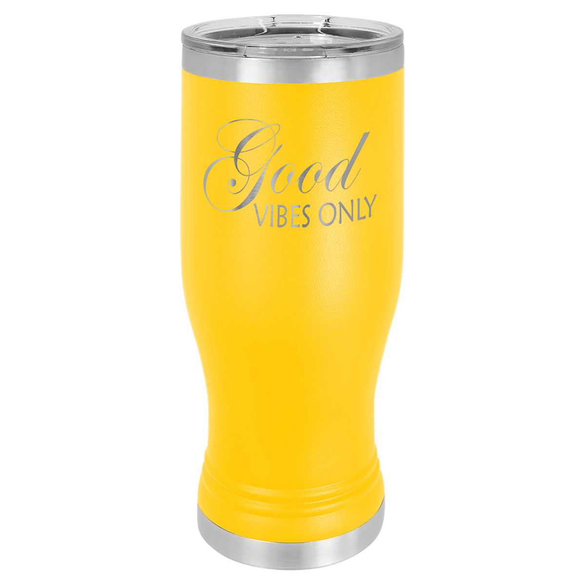 Yellow 20 oz. Polar Camel Pilsner Tumbler with Clear Lid