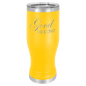 Yellow 20 oz. Polar Camel Pilsner Tumbler with Clear Lid