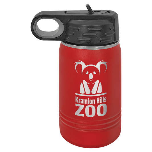 Red 12 oz. Polar Camel Water Bottle
