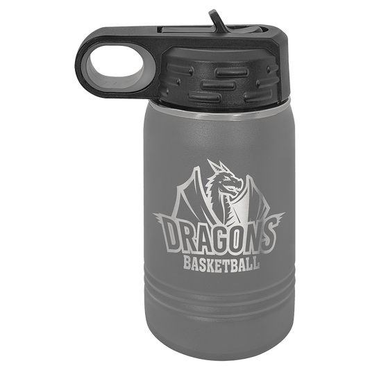 Dark Gray 12 oz. Polar Camel Water Bottle