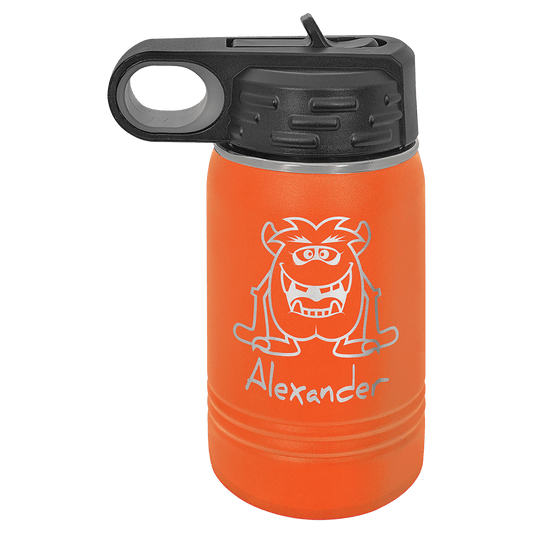 Orange 12 oz. Polar Camel Water Bottle