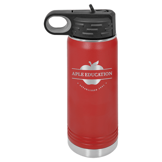 Red 20 oz. Polar Camel Water Bottle