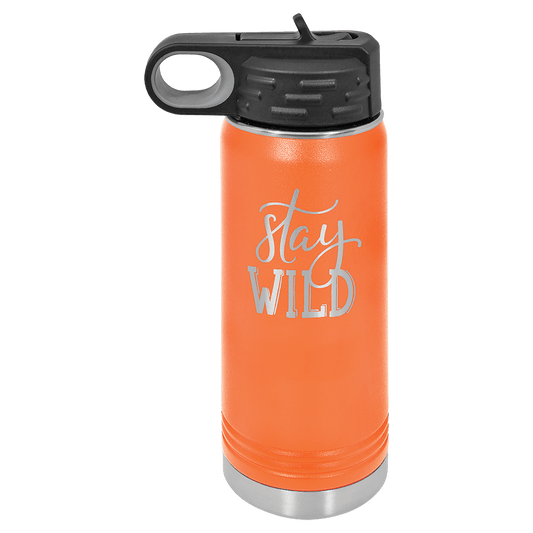 Orange 20 oz. Polar Camel Water Bottle