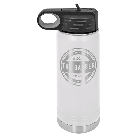 White 20 oz. Polar Camel Water Bottle