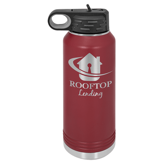 Maroon 32 oz. Polar Camel Water Bottle