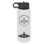 Polar Camel 32 oz. White/Ghost Black ION-Plated Water Bottle