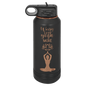 Polar Camel 32 oz. Black/Rose Gold ION-Plated Water Bottle