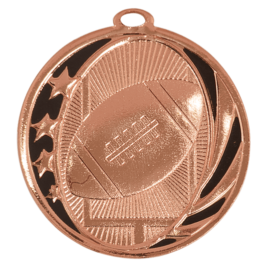 Football MidNite Star Medal-Bronze