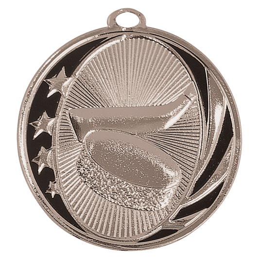 Hockey MidNite Star Medal-Silver