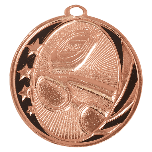 Swimming MidNite Star Medal-Bronze