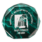 5" Green Marble Octagon Acrylic