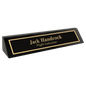 10 1/2" Black Piano Finish Desk Wedge