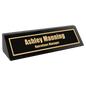 8 1/2" Black Piano Finish Desk Wedge