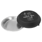 9" Aluminum Pie Pan with Powder Coated Lid-Black