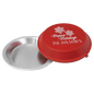 9" Aluminum Pie Pan with Powder Coated Lid-Red