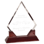 8 1/2" Diamond Prestige Acrylic with Rosewood Piano Finish Base