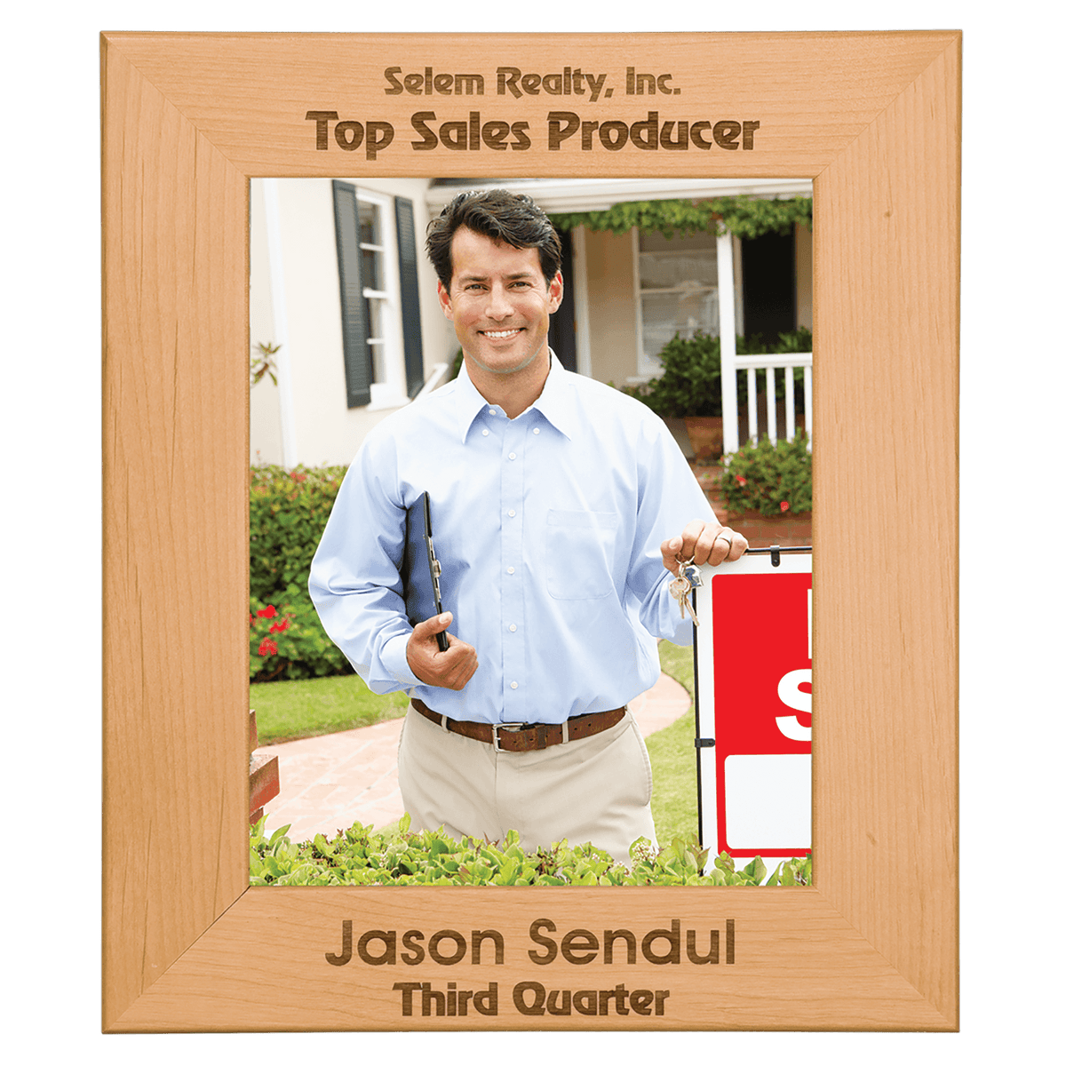 5" x 7" Genuine Red Alder Photo Frame