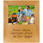 5" x 7" Red Alder Picture Frame with Engraving Area