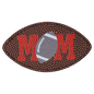 Football Leatherette Patch with Adhesive