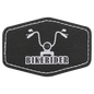 Black/Silver Leatherette Hex Patch