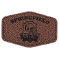 Football Leatherette Hex Patch