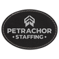 7 1/2" x 2 1/2" Black/Silver Oval Leatherette Patch with Adhesive