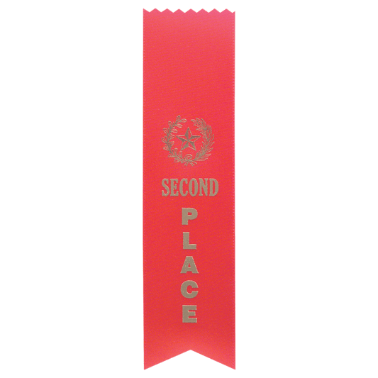 2nd Place Pinked Ribbon