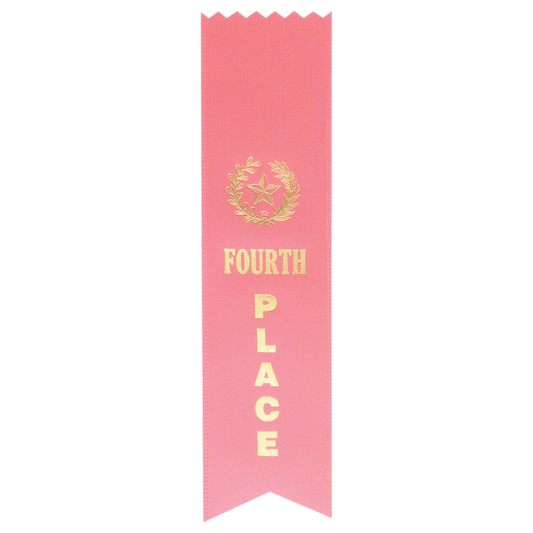 4th Place Pinked Ribbon