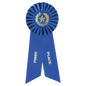 Blue 1st Place Rosette Ribbon