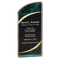 8" Green Marble Rounded Premier Acrylic