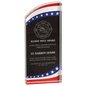 8" Stars & Stripes Marble Rounded Premier Acrylic