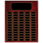 Rosewood Piano Finish Perpetual Plaque with 60 Plates