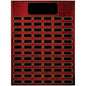 Rosewood Piano Finish Perpetual Plaque with 72 Plates