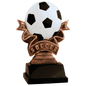 Soccer Ribbon Resin-5 1/4"